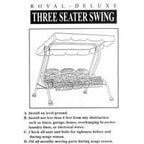 Walmart Royal Deluxe RUS4116 Replacement Swing Canopy