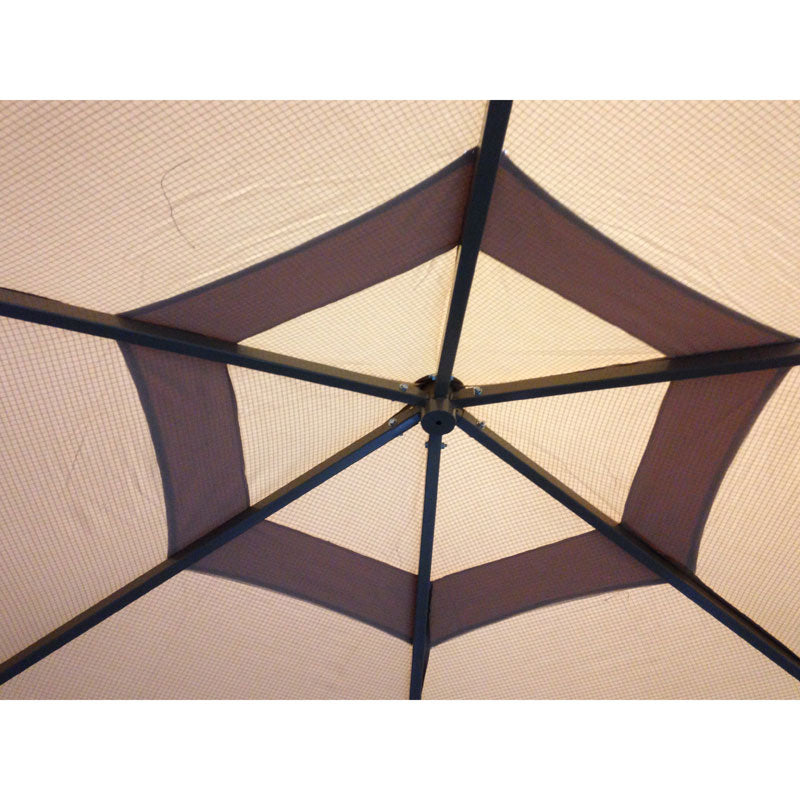 Replacement Canopy for DC America Hexagon Gazebo - RipLock 350