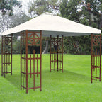 Walmart Delahey 10x10 Wooden Gazebo Replacement Canopy - 350