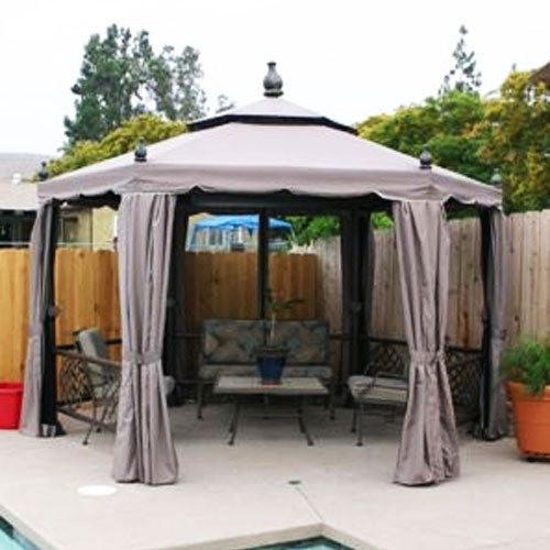 Expo Design Hexagon Gazebo Replacement Canopy - 350