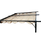 Universal Replacement Canopy for 10' x 13' Retractable Pergola - Beige, RipLock 350