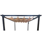 Universal Replacement Canopy for 10' x 10' Retractable Pergola - Beige, RipLock 350