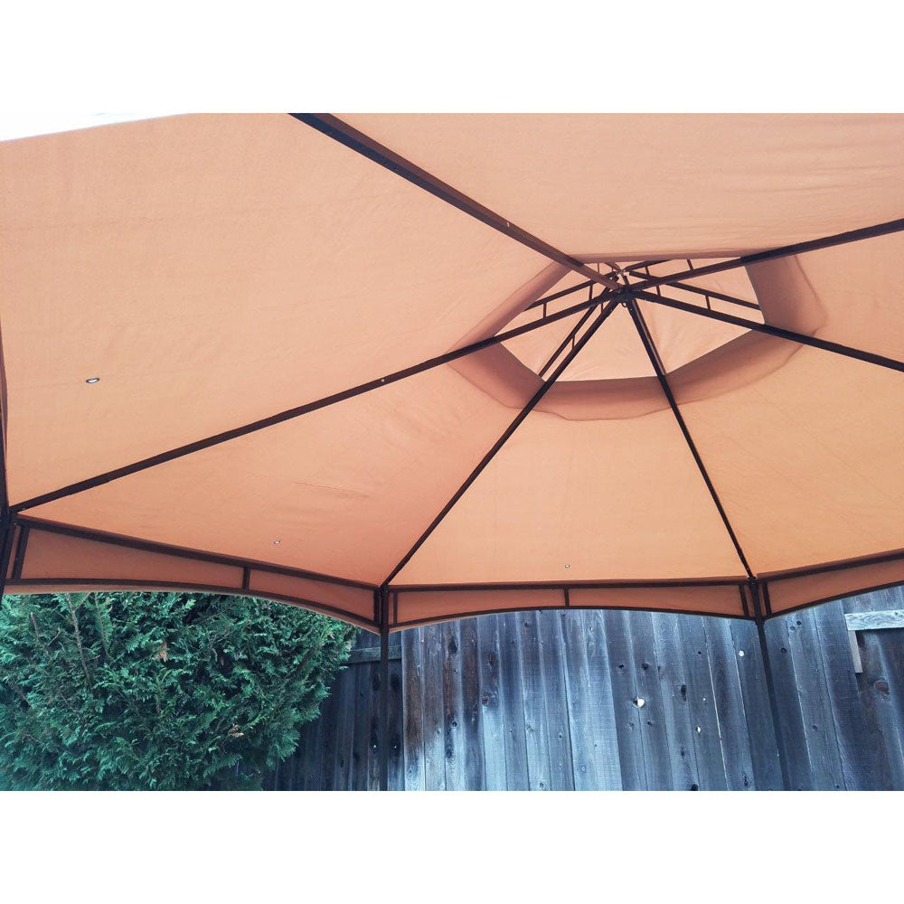 Replacement Canopy for Castle Creek Hexagon Gazebo - Riplock 350