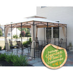 Sunshine Pleated Valence Replacement Canopy and Net - RipLock