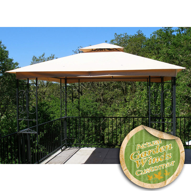 Fred Meyer 10 x 10 Scroll Design Replacement Canopy - 350