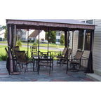 Sunshine Pleated Valence Replacement Canopy and Net - RipLock