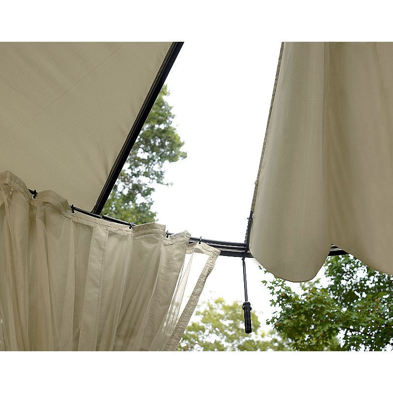 GO Round Retractable Replacement Canopy and Net - RipLock 350