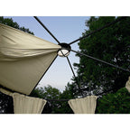GO Round Retractable Replacement Canopy and Net - RipLock 350