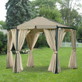 GO Round Retractable Replacement Canopy and Net - RipLock 350