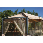 GO Round Retractable Gazebo Replacement Canopy - RipLock 350