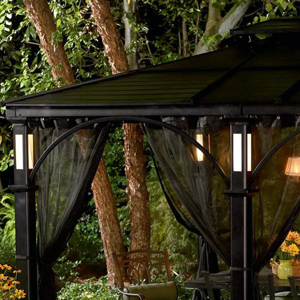 Garden Oasis LED Hardtop Gazebo Netting Set | Garden Winds