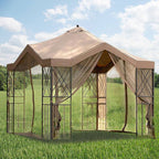 Garden Oasis Gazebo Replacement Canopy and Net - RipLock 350