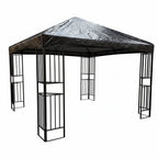 Universal Gazebo Canopy Protective Rain Cover - Black