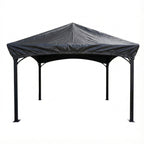 Gazebo Canopy Protective Rain Cover for Allen Roth 10' x 12' Gazebo - Black