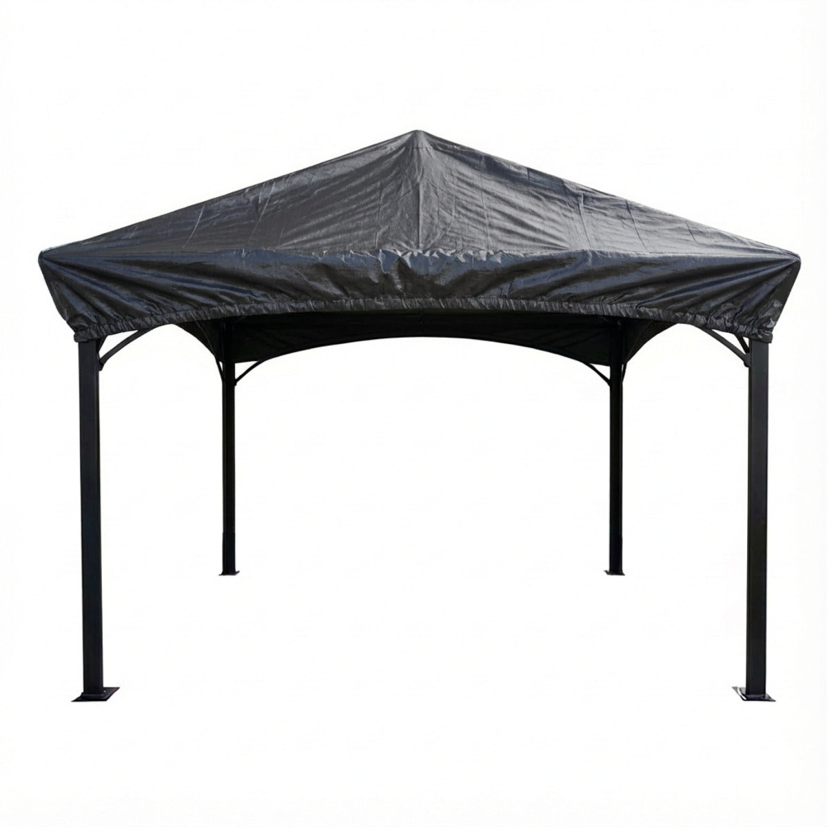 Gazebo Canopy Protective Rain Cover for Allen Roth 10' x 12' Gazebo - Black