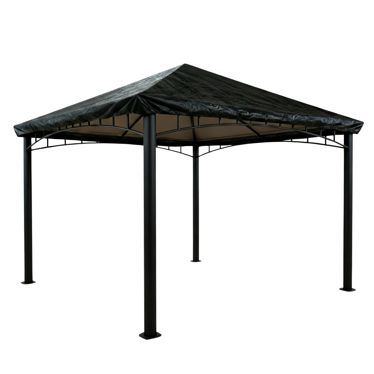 Universal Gazebo Canopy Protective Rain Cover - Black
