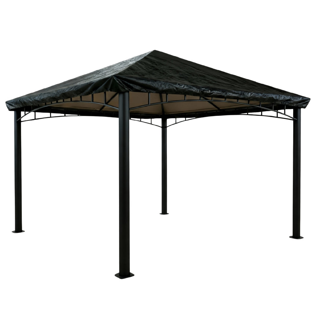 Universal Gazebo Canopy Protective Rain Cover - Black