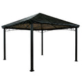 Universal Gazebo Canopy Protective Rain Cover - Black