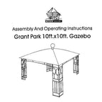 Meijer Grant Park Dome Top Gazebo Replacement Canopy - 350