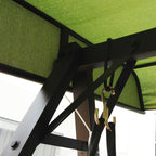 Replacement Canopy for 3 Person Swing - Beige - BIGGER VERSION - RipLock