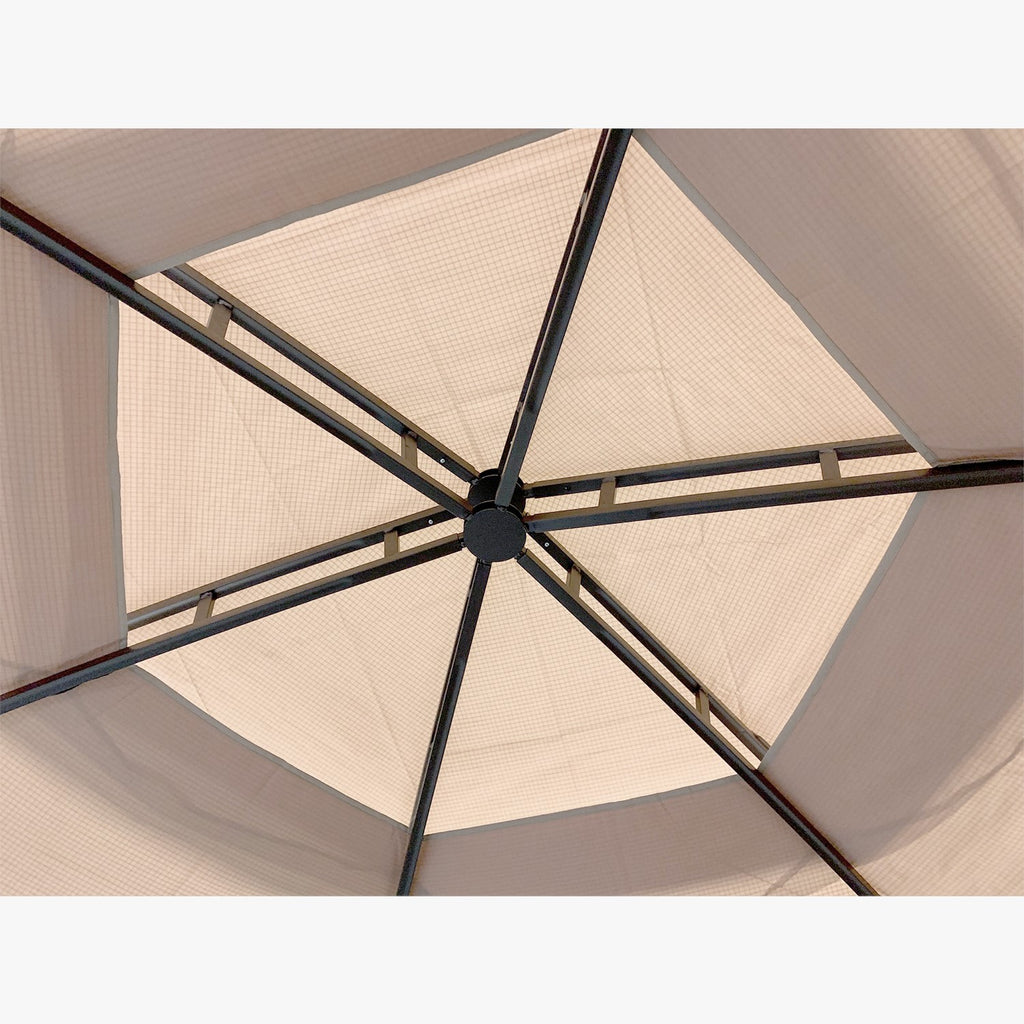 Replacement Canopy for Hemlock Hexagon Gazebo - Riplock 350