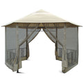 DC America 14 Ft Hex Gaz Replacement Canopy - RipLock 350