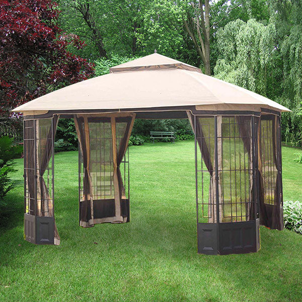 Replacement Canopy and Netting Bethany Gazebo - RipLock 350