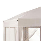 Replacement Canopy for Pearl Bisque Hex Gazebo - RipLock 350