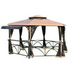 Replacement Canopy for Bayfield Hexagon Gazebo - RIPLOCK 35O