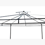 Replacement Canopy and Netting Set for Belcourt Gazebo - RipLock 350