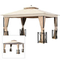 Replacement Canopy and Netting Set for Belcourt Gazebo - RipLock 350