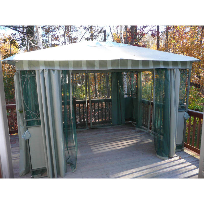Expo Design 12 x 10 Gazebo Replacement Canopy and Net - 350