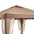 10x10 Portable Gazebo Replacement Canopy and Net - RipLock