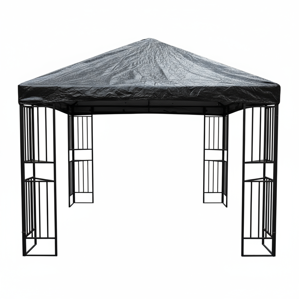 Universal Gazebo Canopy Protective Rain Cover - Black