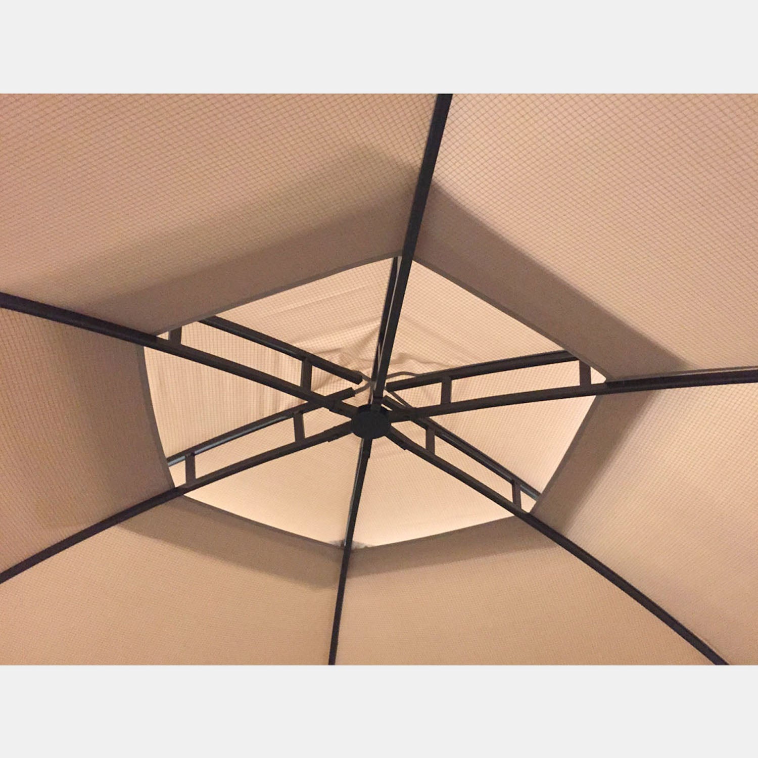 Replacement Canopy and Netting for Mainstays Hex Gazebo - RipLoc
