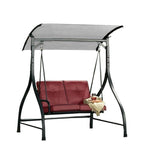 Replacement Canopy for 2 Seater Mission Ridge Swing - Slate Gray - Riplock 350
