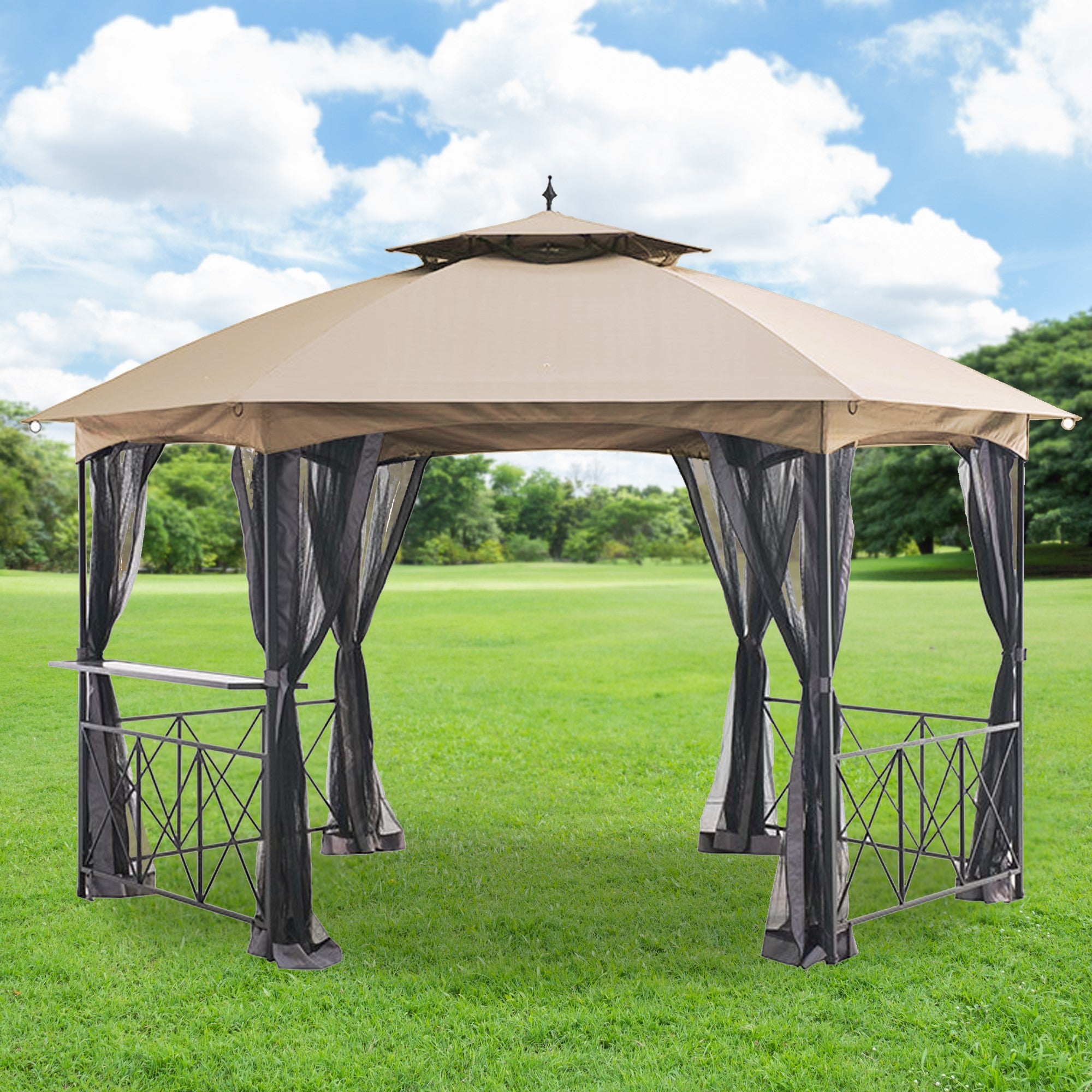 Replacement Canopy and Netting Set for Genoa Gaz - Riplock 350
