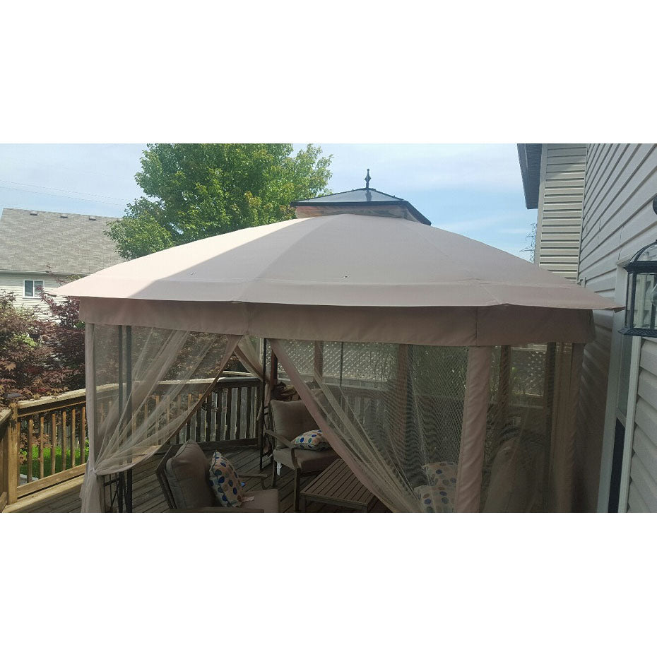 Replacement Canopy for Bay Finial Gazebo - RIPLOCK 350