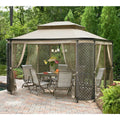 Replacement Canopy and Net for Lattice Gazebo - RipLock 350