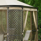 Replacement Canopy and Net for Lattice Gazebo - RipLock 350