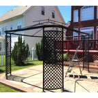 Replacement Canopy and Net for Lattice Gazebo - RipLock 350