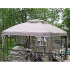 Quest First-Up Garden Gazebo Replacement Canopy - RipLock