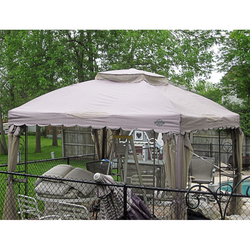 Quest First-Up Garden Gazebo Replacement Canopy - RipLock