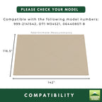 Replacement Canopy for Garden Oasis 999-2141542 10' x 12' Gazebo