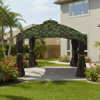 Replacement Canopy for Allen Roth GF-12S004B, TPGAZ17-002 10' x 12' Gazebo - Camo Green