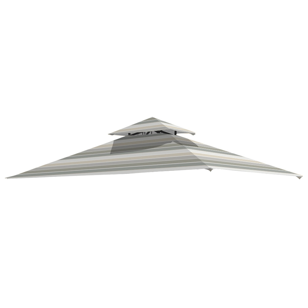 Mainstays Grill Shelter Replacement Canopy - 350, Stripe Stone