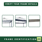 Replacement Canopy for Camarillo 5LGZ1176 10' x 12' Gazebo