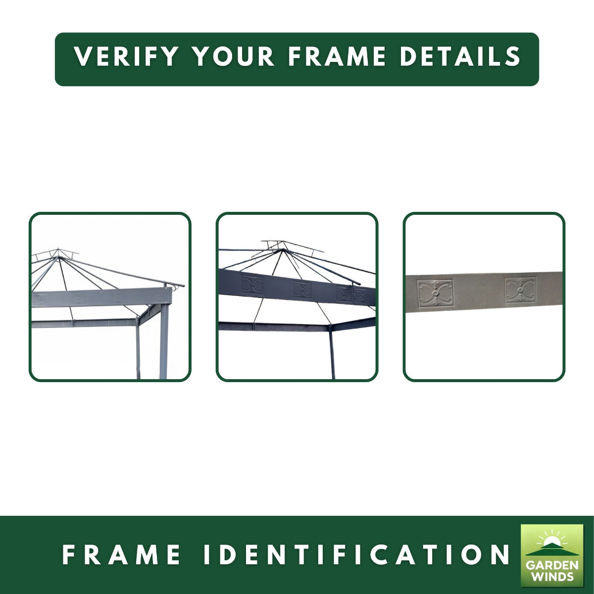 Replacement Canopy for Camarillo 5LGZ1176 10' x 12' Gazebo