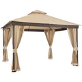 Replacement canopy and netting set for la palma gazebo