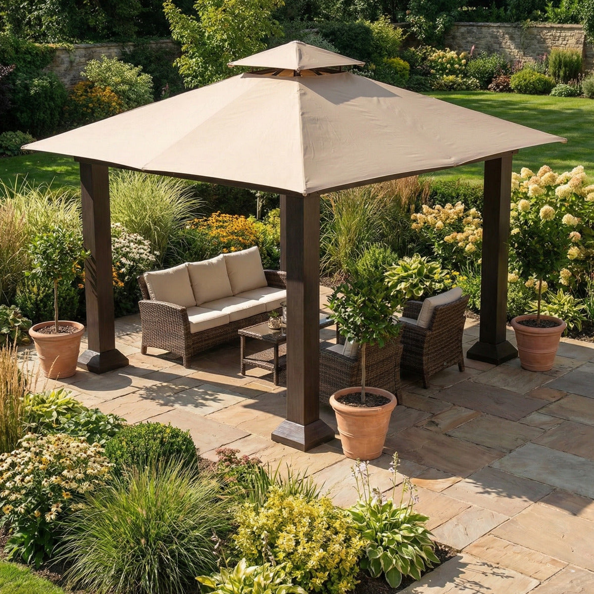 Replacement Canopy for Seville Gazebo | Garden Winds